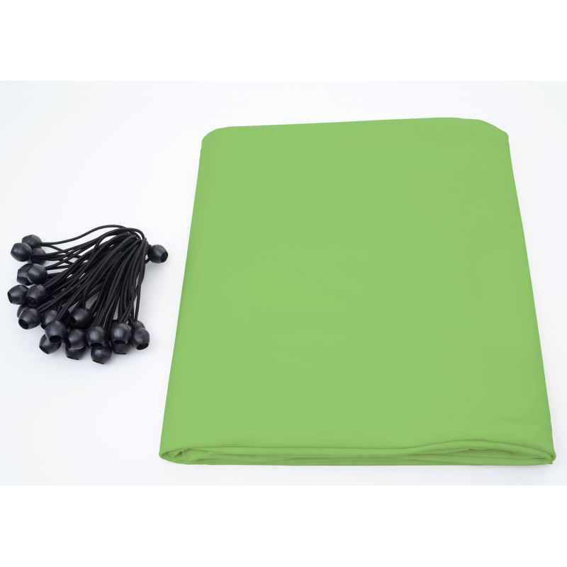 Enveloppe de rechange pour toit de pergola 3x3m polyester - vert