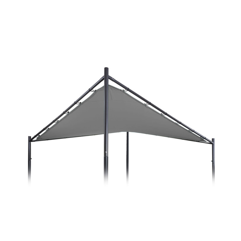 Enveloppe de rechange pour toit de pergola 3x3m polyester - anthracite