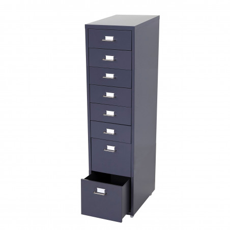 Armoire à tiroirs acier ofisu gris foncé