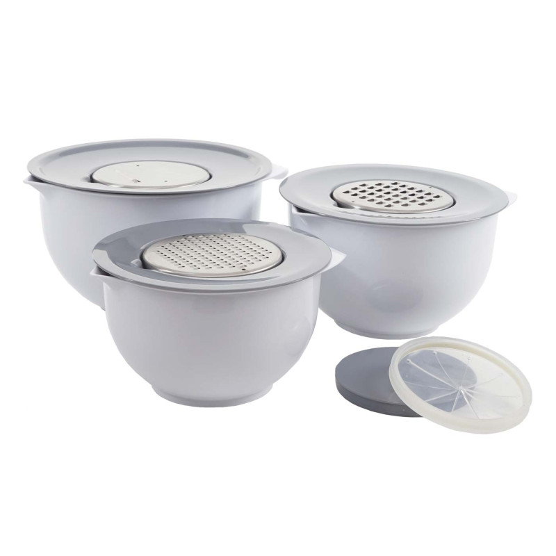 Set des râpes râpe de cuisine, coupe-légumes, terrine, coupe à servir, 11 pieces, plastique