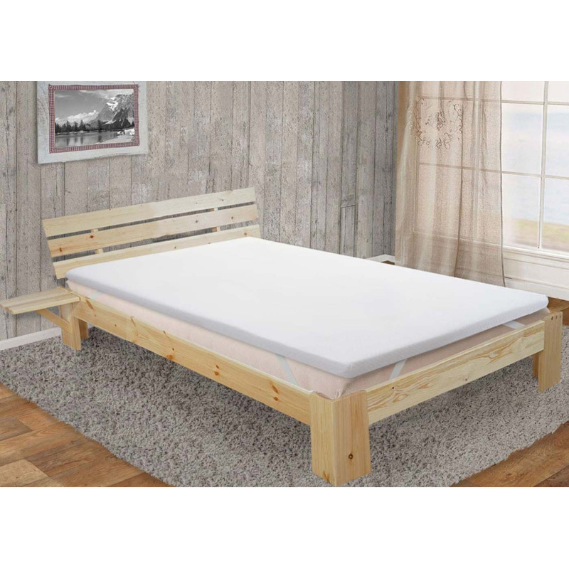 6cm Surmatelas en mousse à froid Couvre-matelas, housse de matelas - 90x200cm