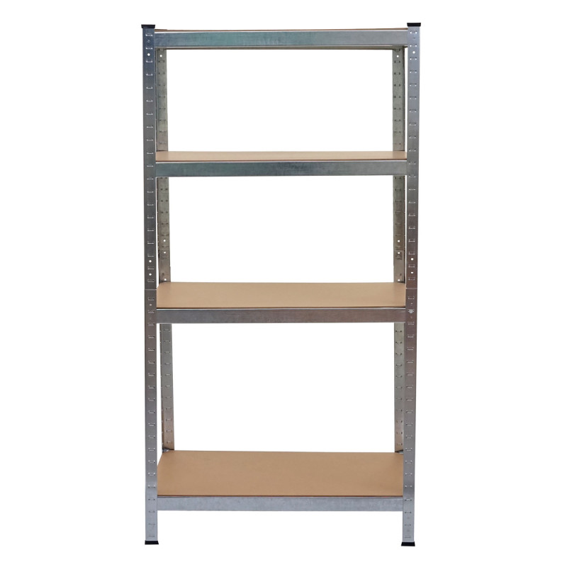 Étagère pour charges lourdes 160x80x40cm, charge 320kg + 6x panier de rangement - zingué