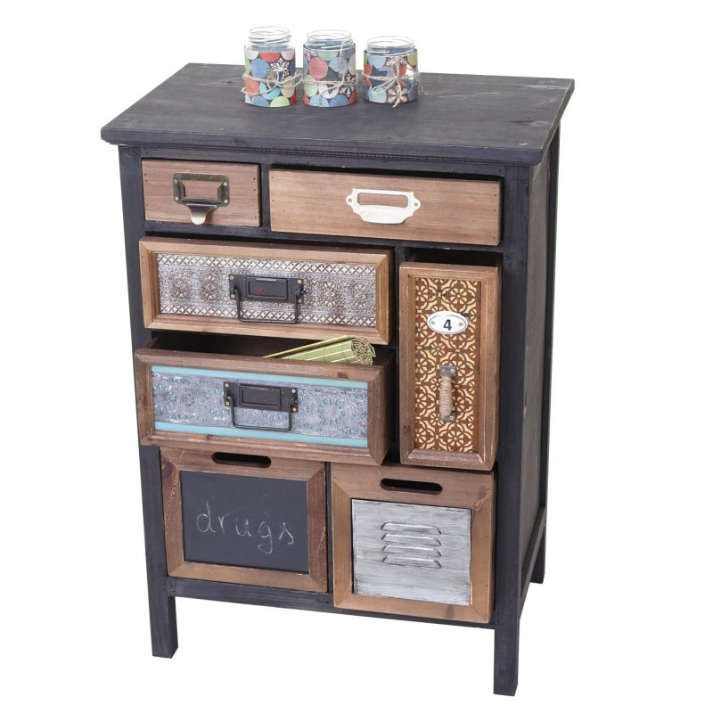 Armoire d’apothicaire rené patchwork