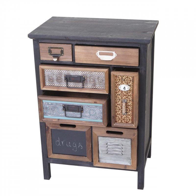 Armoire d’apothicaire rené patchwork