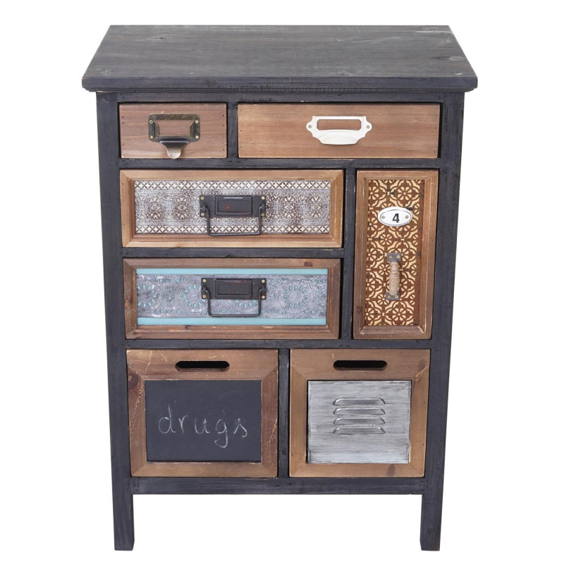 Armoire d’apothicaire rené patchwork