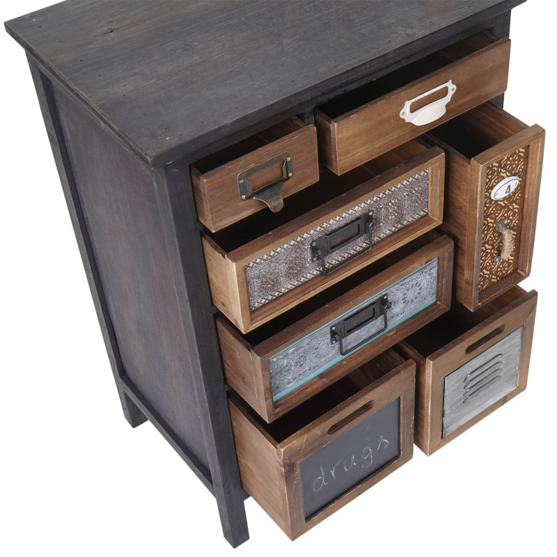 Armoire d’apothicaire rené patchwork