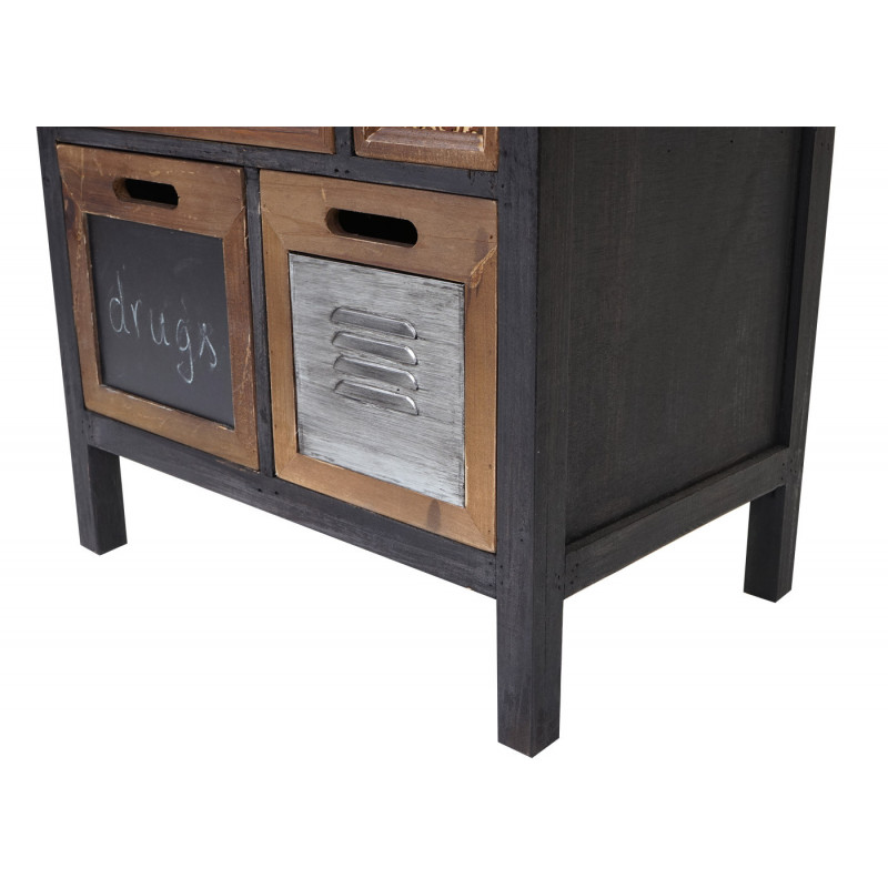Armoire d’apothicaire rené patchwork
