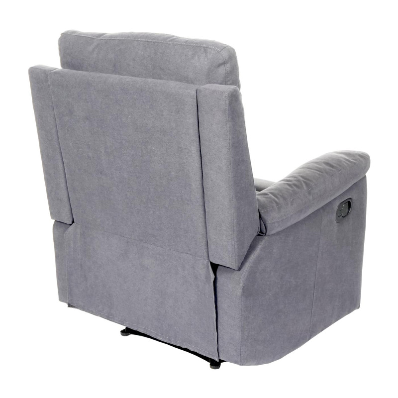 Fauteuil de télévision fauteuil de relaxation - tissu, gris clair