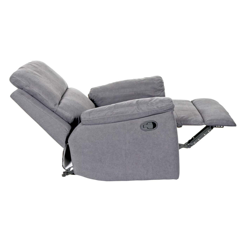 Fauteuil de télévision fauteuil de relaxation - tissu, gris clair