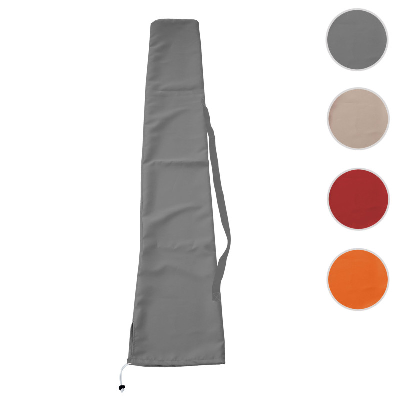 Housse de protection pour parasol jusqu'à 3x4m, gaine de protection avec cordelette - terre cuite