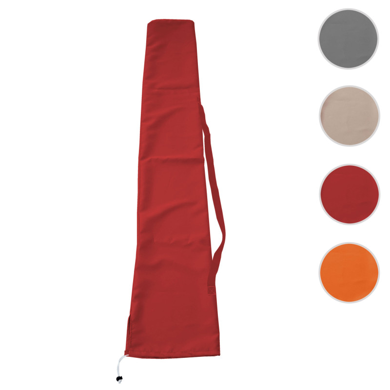 Révetement pour parasol jusqu'à 3x4m, revêtement avec cordon de serrage - bordeaux