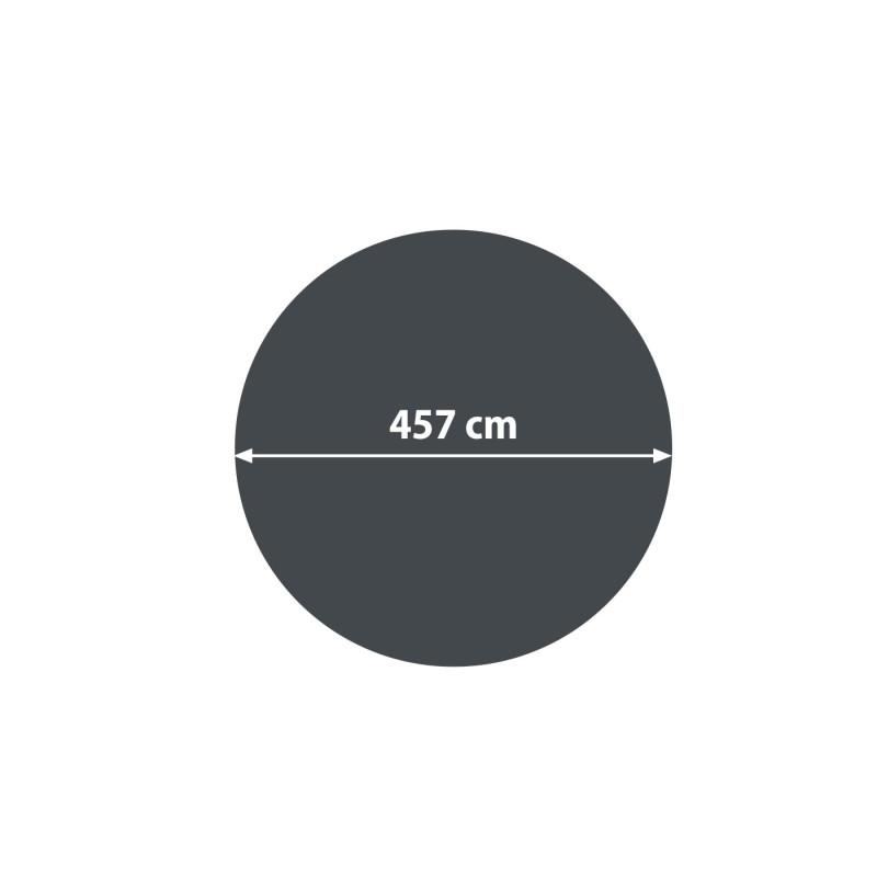 Revêtement pour piscine/pool, bâche thermique, épaisseur: 400 µm - rond 4,57m