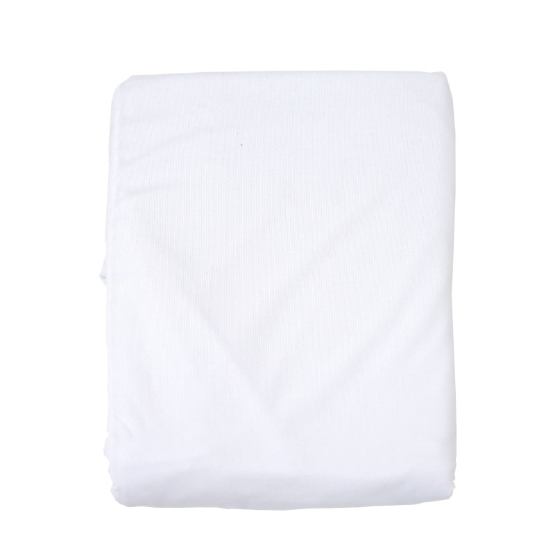 Housse pour table mange-debout, enveloppe, revêtement, bistro, stretch Ø 60cm - blanc
