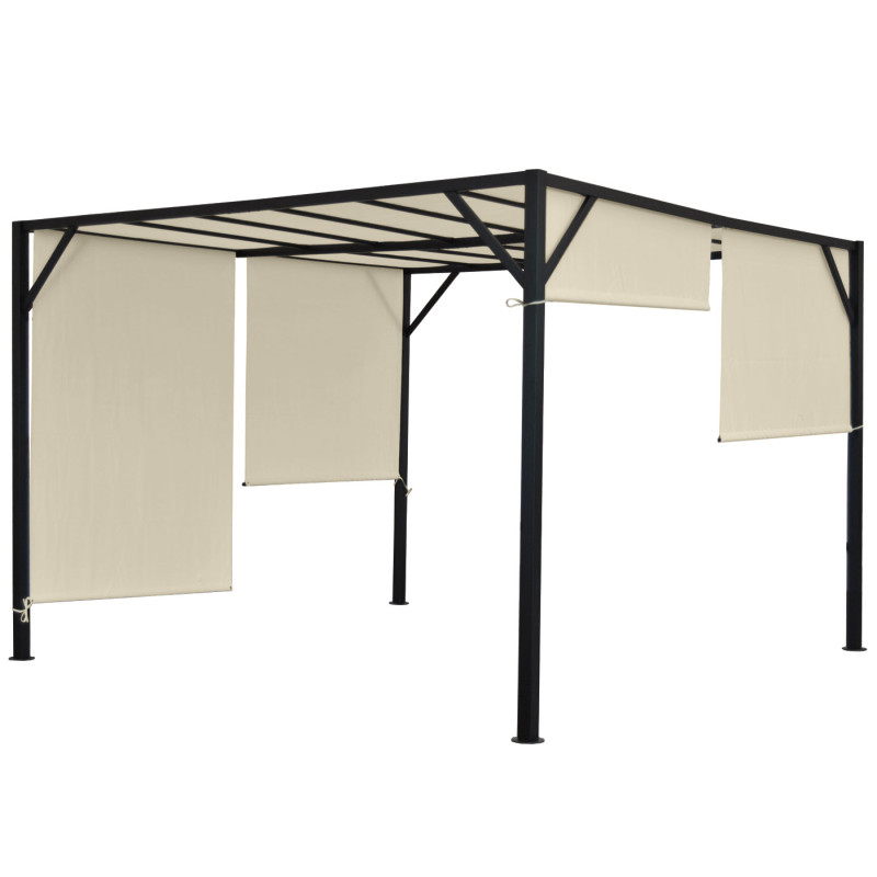 Toile de rechange pour toit Pergola Pavillon Baia 4 x 4m - couleur crème