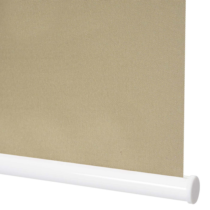 Store à enrouleur pour fenêtres, avec chaîne, avec perçage, isolation, opaque, 90 x 230 - beige