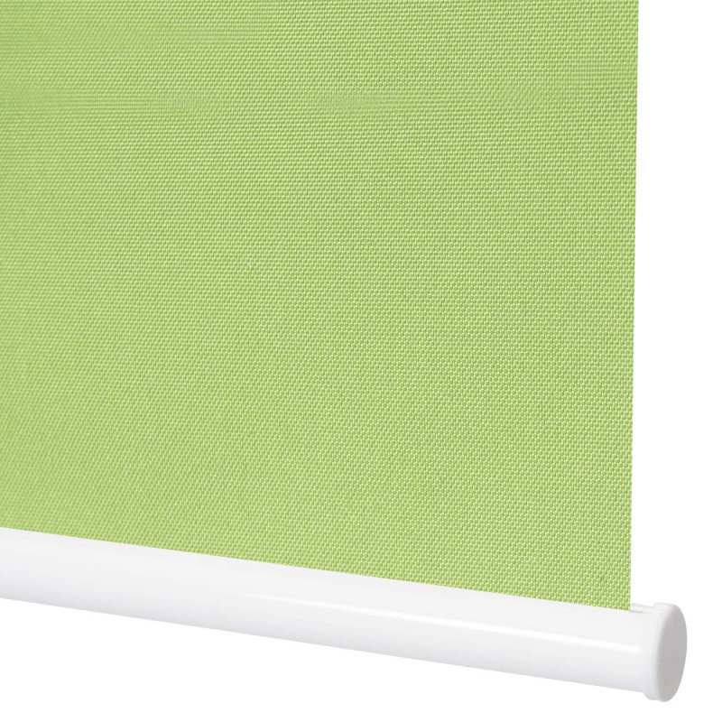 Store à enrouleur pour fenêtres, avec chaîne, avec perçage, isolation, opaque, 90 x 230 - vert clair