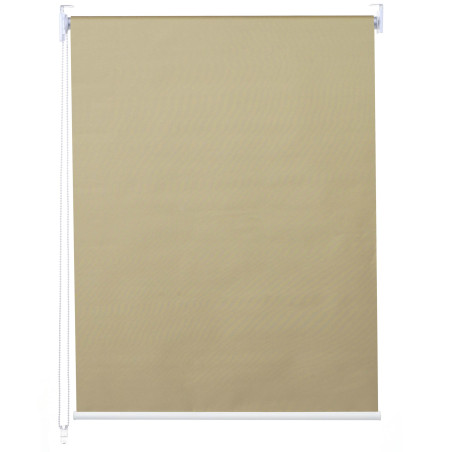 Store à enrouleur pour fenêtres, avec chaîne, avec perçage, isolation, opaque, 60 x 230 - beige