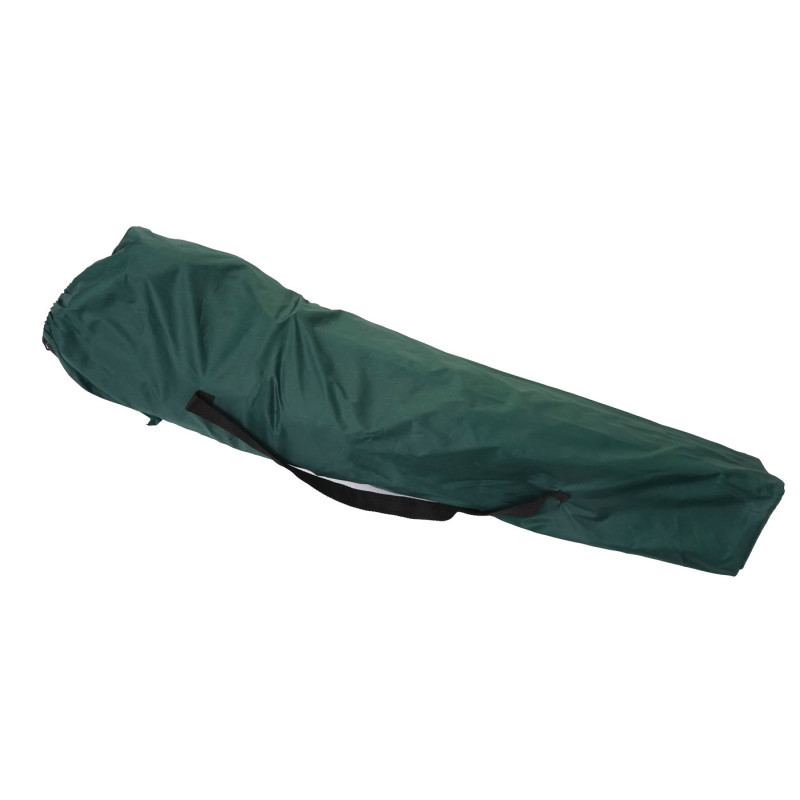 2x Chaise de camping chaise pour pêcheur, pliable, rembourré - vert