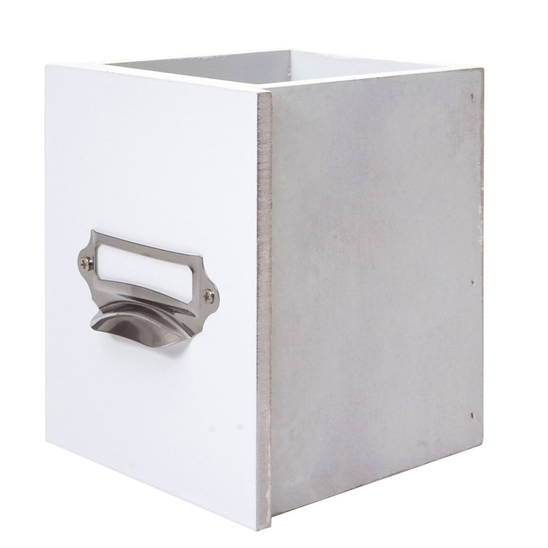 Étagère de cuisine étagère de ménage, vintage avec 5 tiroirs, 32x65x13cm - blanc