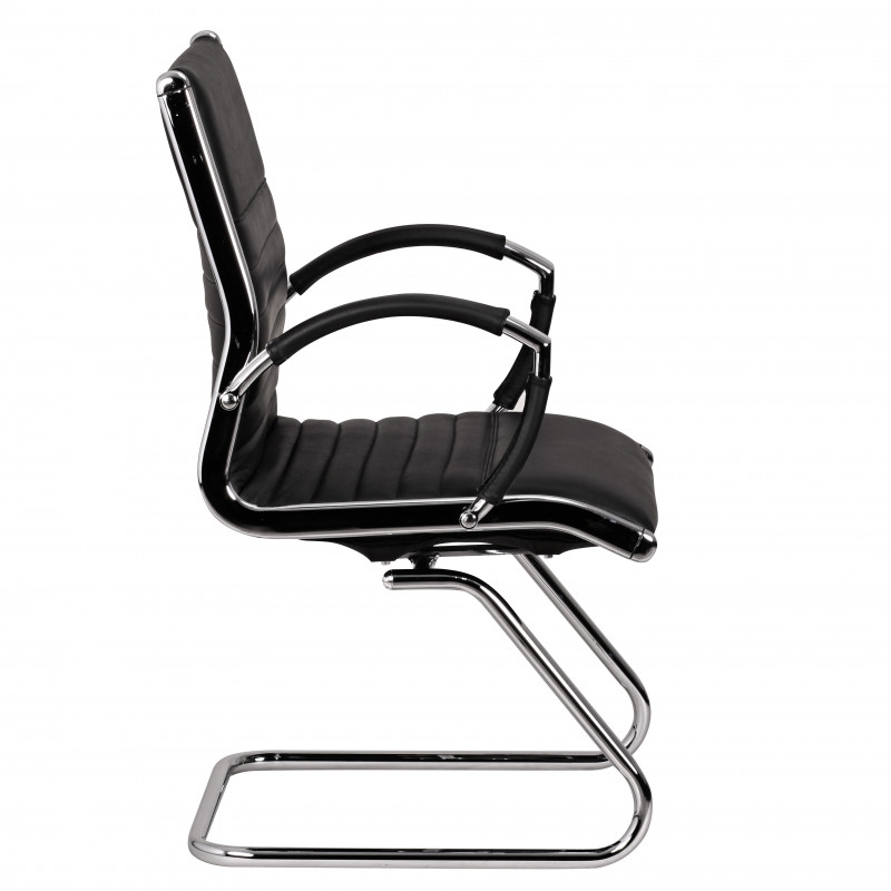 Chaise de conférence/visiteur madman en cuir