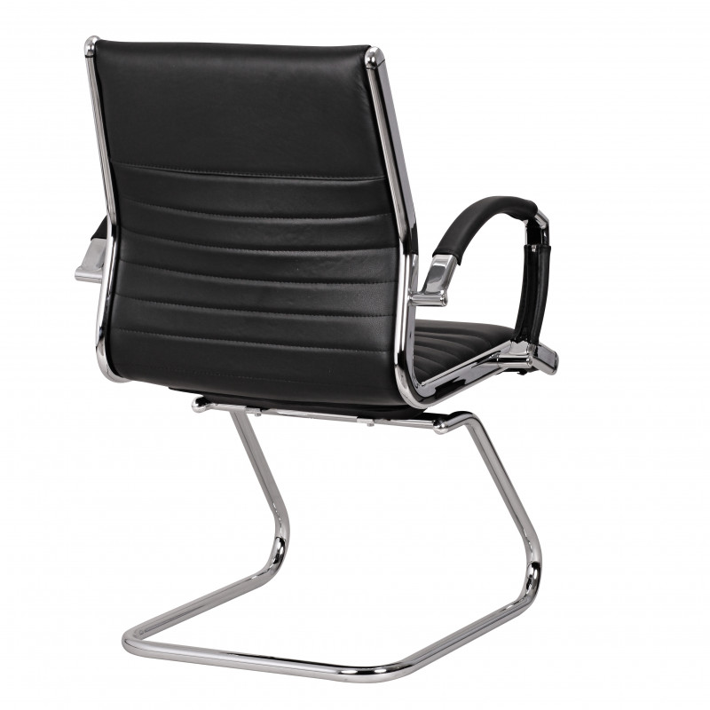 Chaise de conférence/visiteur madman en cuir
