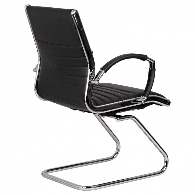 Chaise de conférence/visiteur madman en cuir