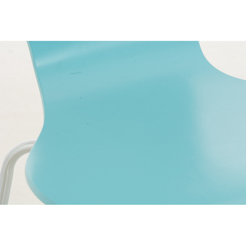 Chaise de conférence fullrelax, modèle bleu clair