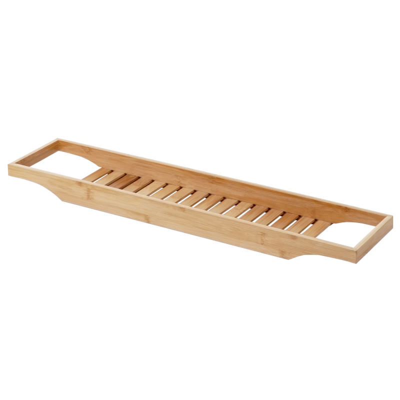 Planche pour baignoire rack de dépose, support baignoire, bambou 5x67x15cm