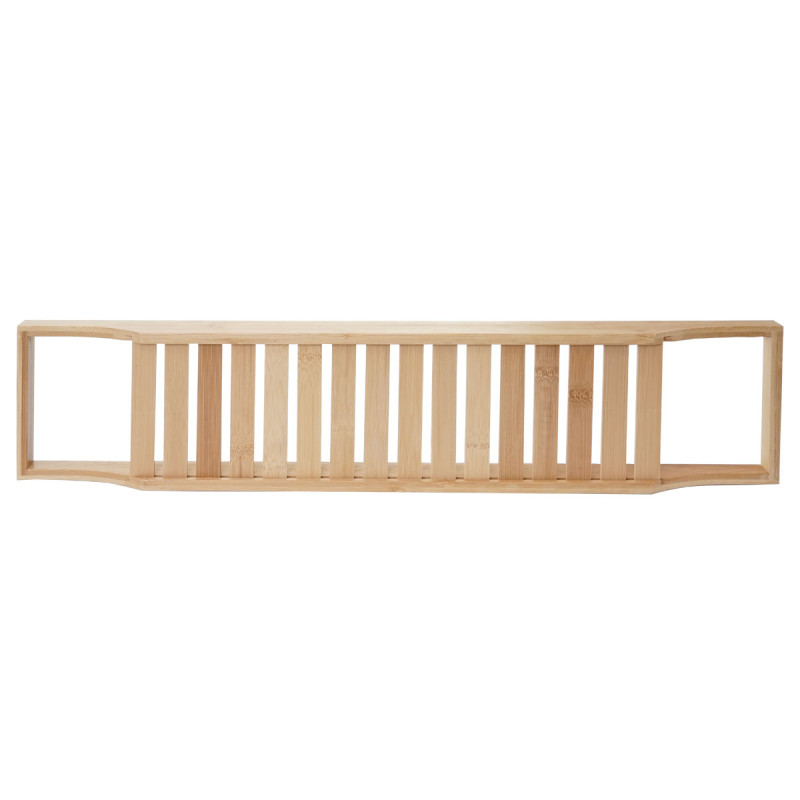 Planche pour baignoire rack de dépose, support baignoire, bambou 5x67x15cm