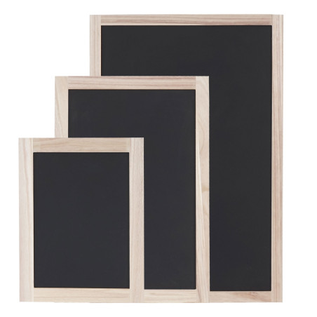 Set de 3 tableaux noirs muraux