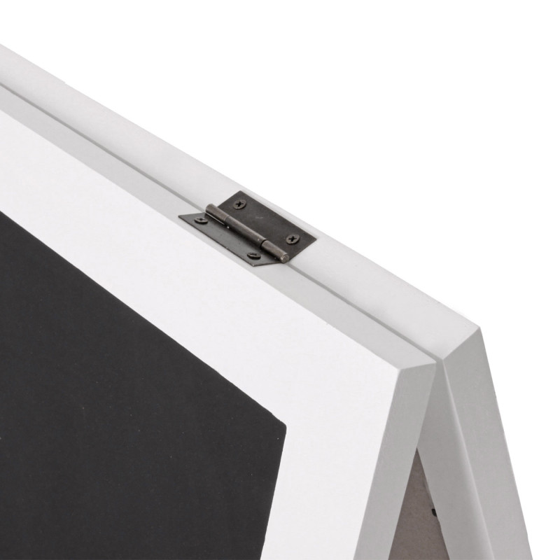 Panneau publicitaire XL 2 surfaces, pliable, 100x50cm - blanc