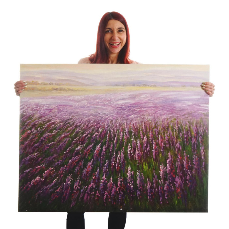Tableau de champ de fleurs wanze
