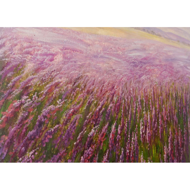 Tableau de champ de fleurs wanze