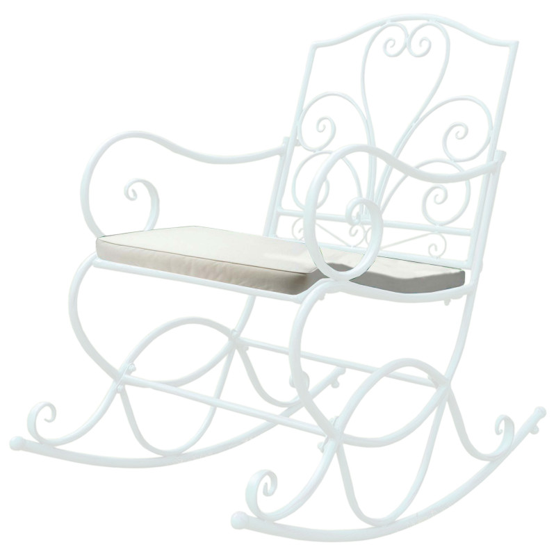 Coussin pour chaise à bascule crème