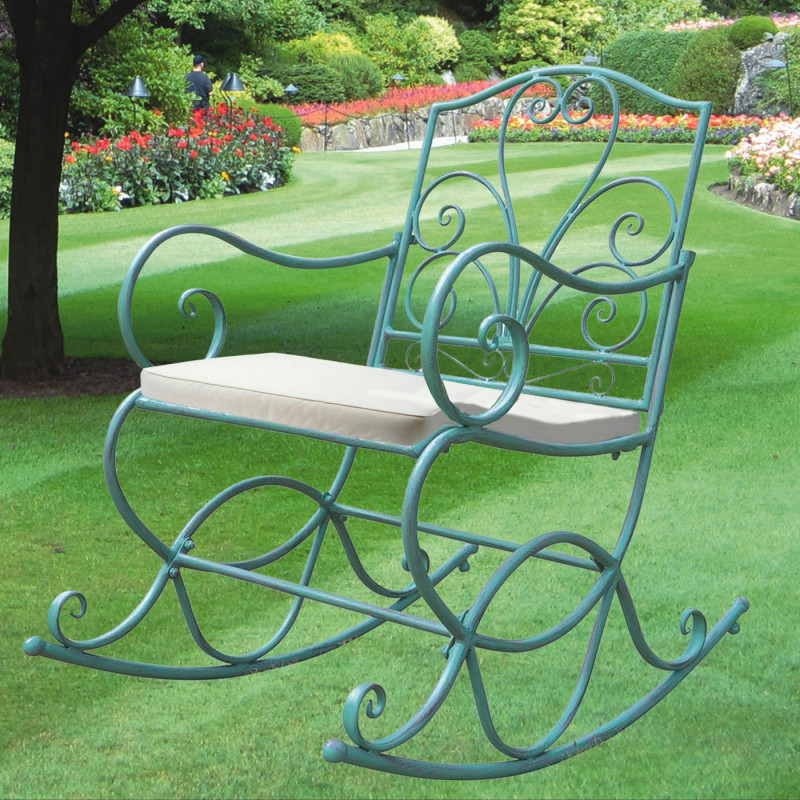 Coussin pour chaise à bascule crème