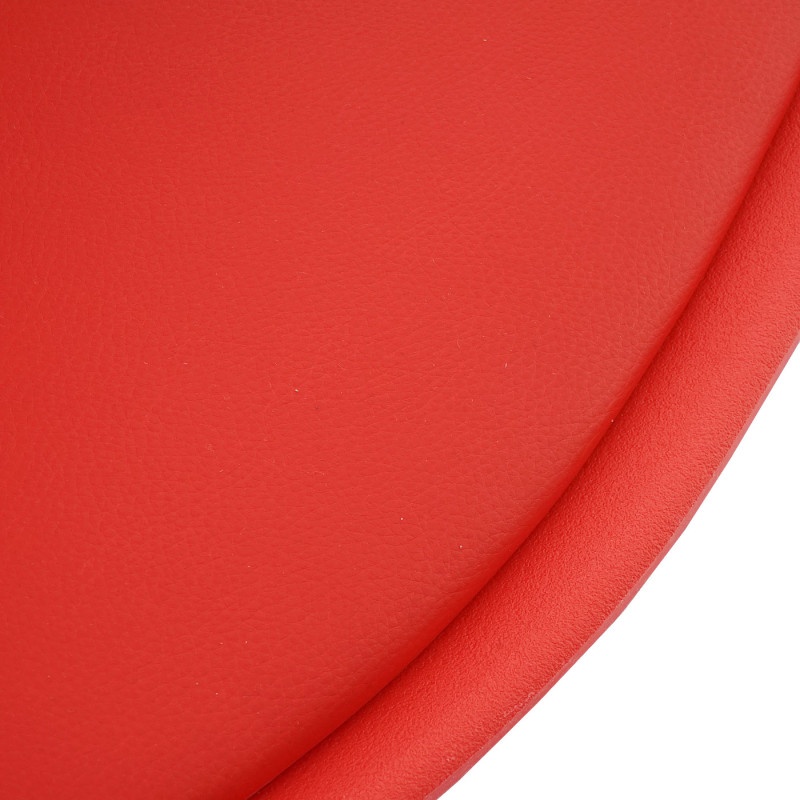 Chaise pivotante Malmö - similicuir, rouge