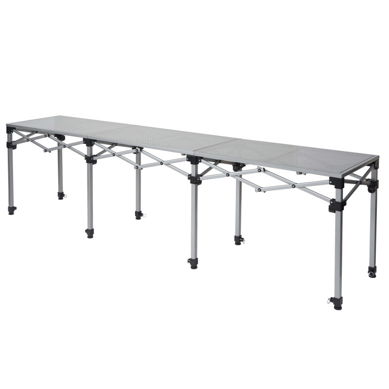 Table multifonction pliable, hauteur réglable - 270 cm