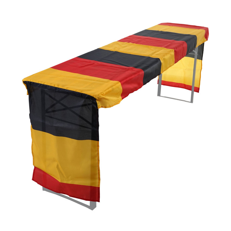 Nappe pour table de brasserie, drapeau allemand, 360 x 73 cm