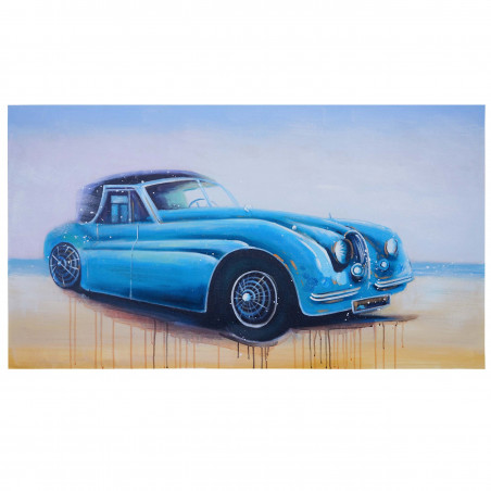 Peinture l'auto bleue d'origine