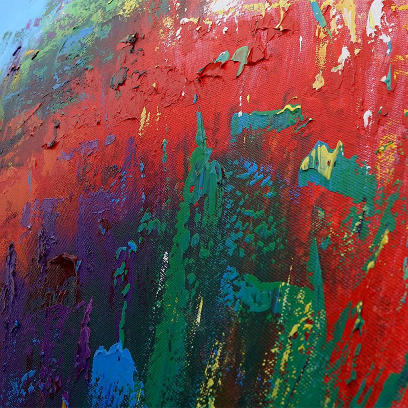 Peinture – le voyage éphémère en montgolfière