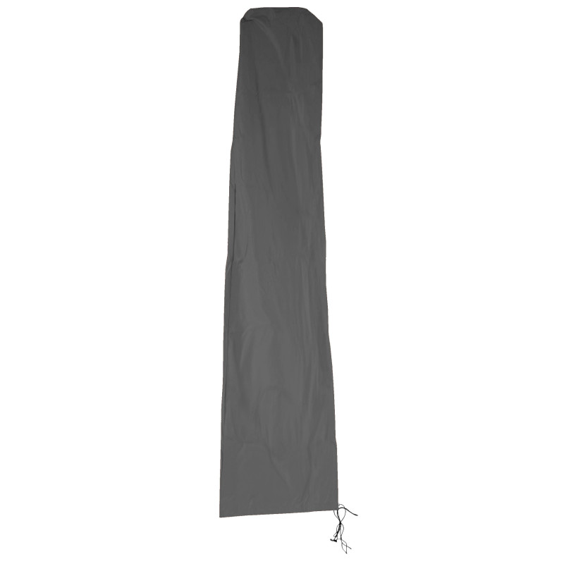 Housse de protection Meran pour parasol 5m, fermeture éclair - anthracite