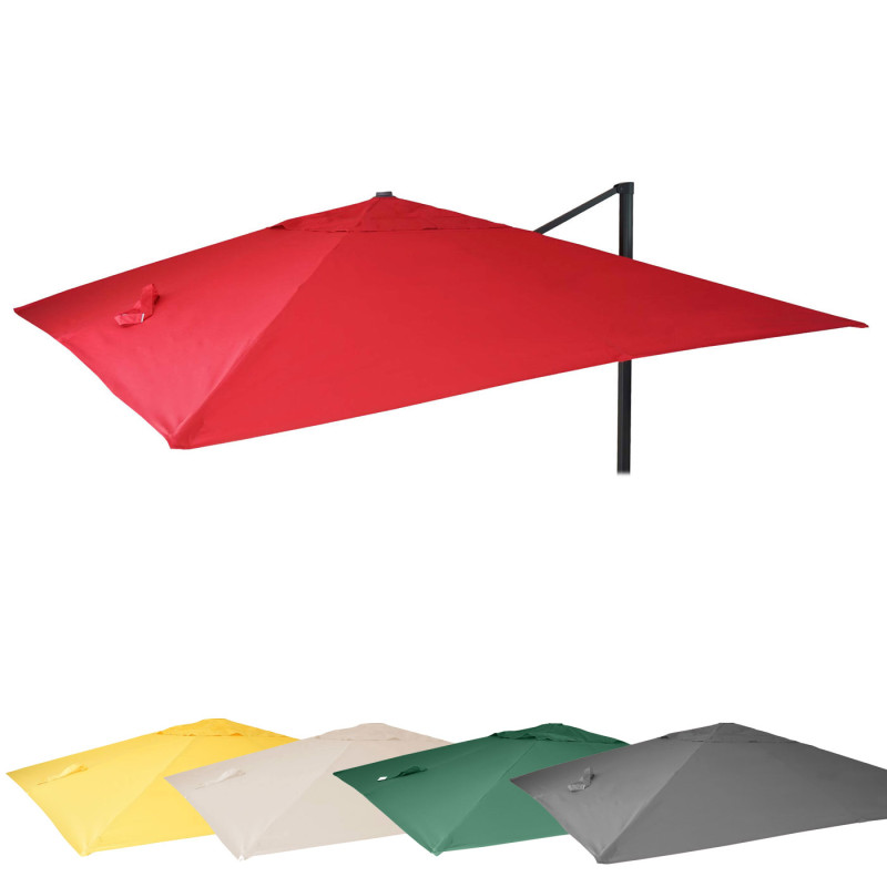Toile de rechange pour parasol déporté 3 x 4 m - anthracite