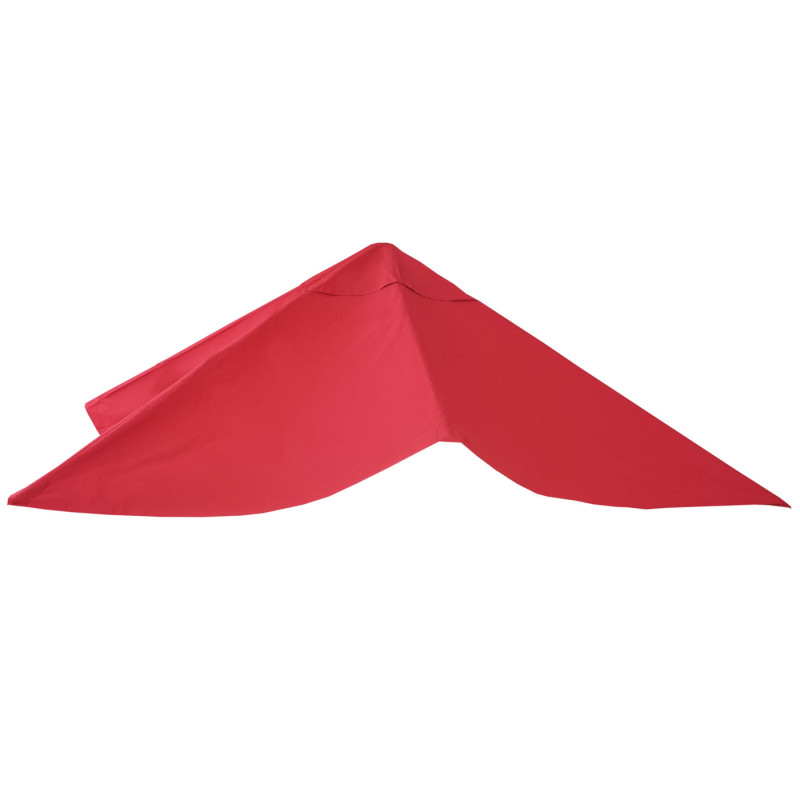 Toile de rechange pour parasol déporté 3 x 4 m - rouge