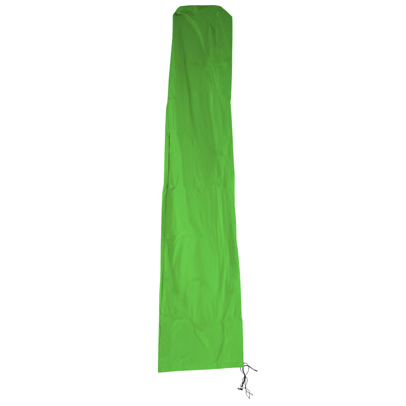Housse de protection pour parasol jusqu'à 4,3 m (3x3 m), gaine de protection avec zip - vert