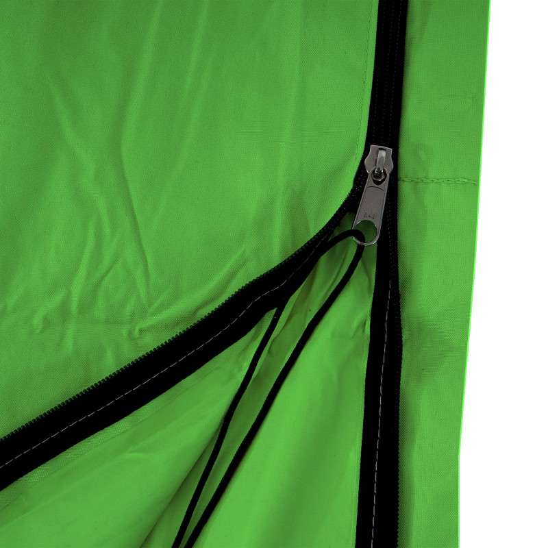 Housse de protection pour parasol jusqu'à 4,3 m (3x3 m), gaine de protection avec zip - vert