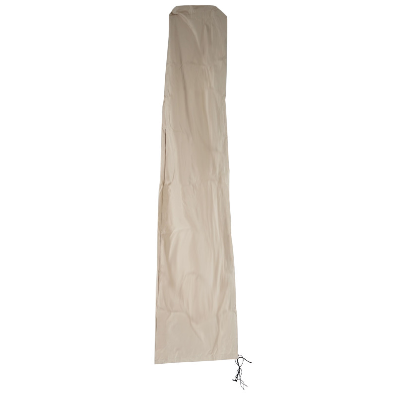 Housse de protection pour parasol déporté avec fermeture à glissière - 3x4m crème