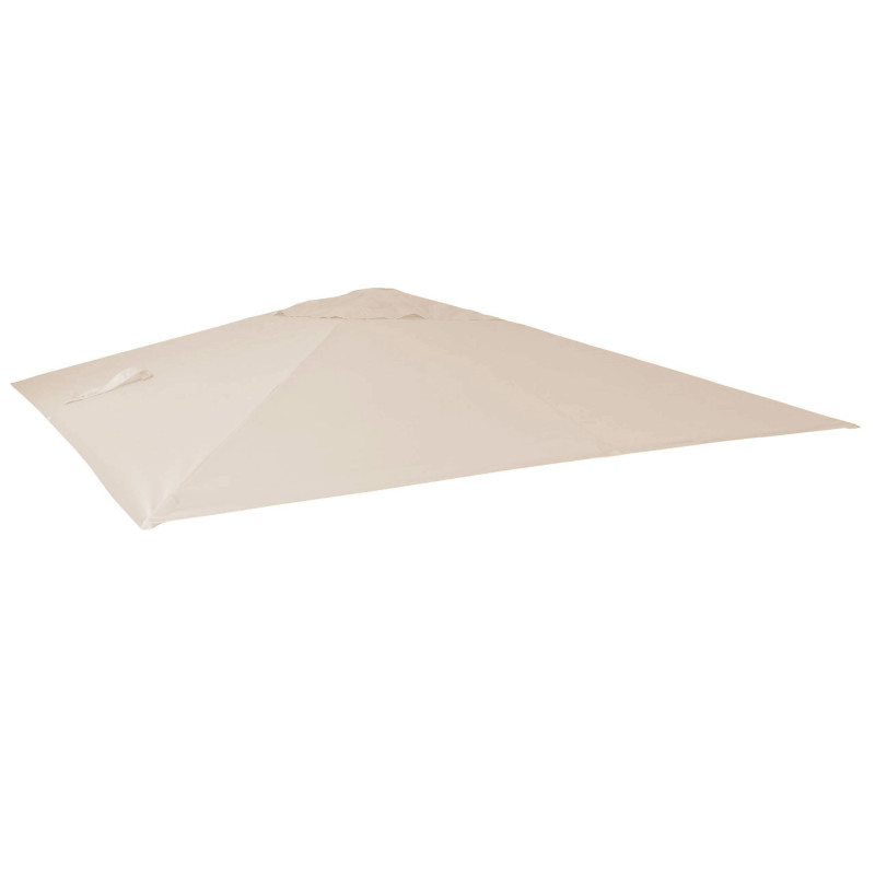 Toile de rechange pour parasol déporté de luxe 3x3m - crème