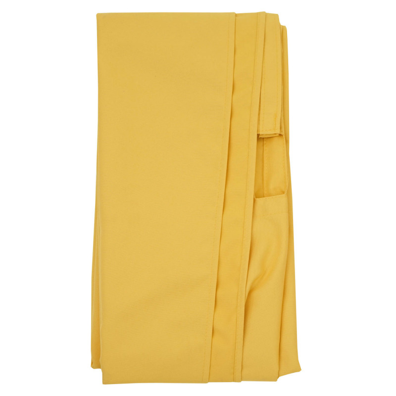 Toile pour parasol déporté de luxe 3x3m, Ø4,24m - jaune