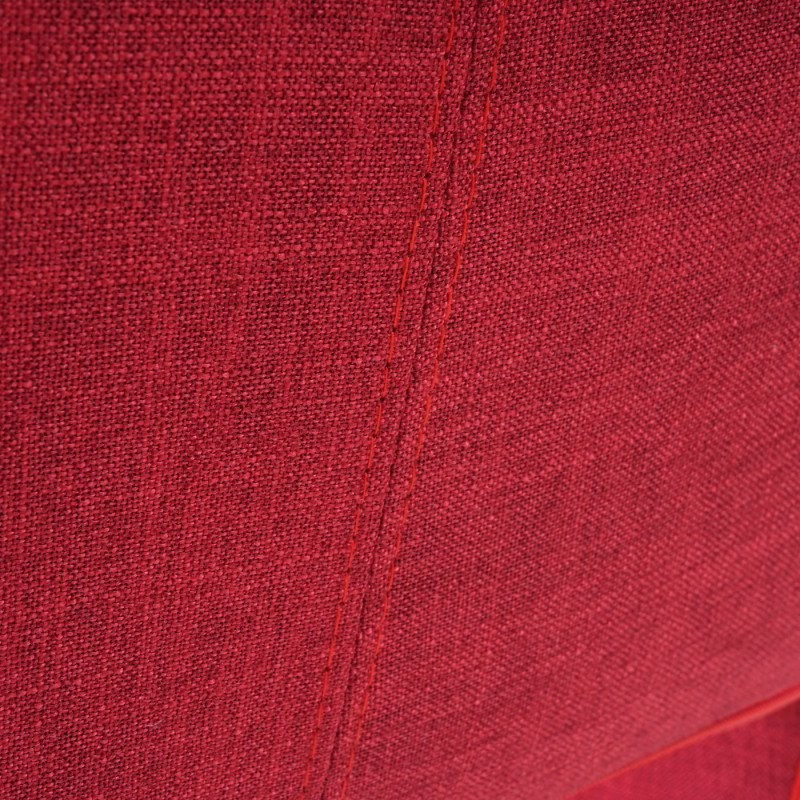 Chaise de salle à manger II, fauteuil, design rétro des années 50 - tissu, rouge pourpre