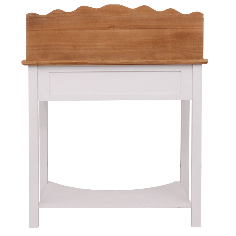 Secrétaire bureau table de travail, style campagne 102x77x48cm